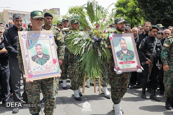 شییع پیکر مطهر شهید مدافع وطن «حسین عبدی» در کرج