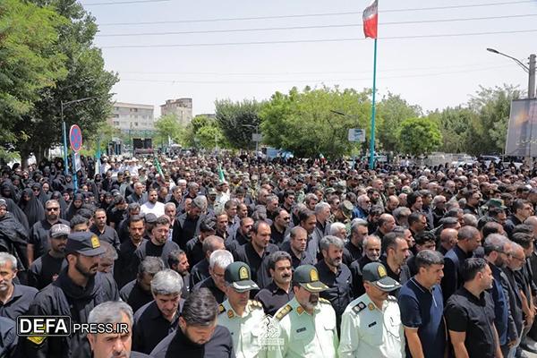 شییع پیکر مطهر شهید مدافع وطن «حسین عبدی» در کرج