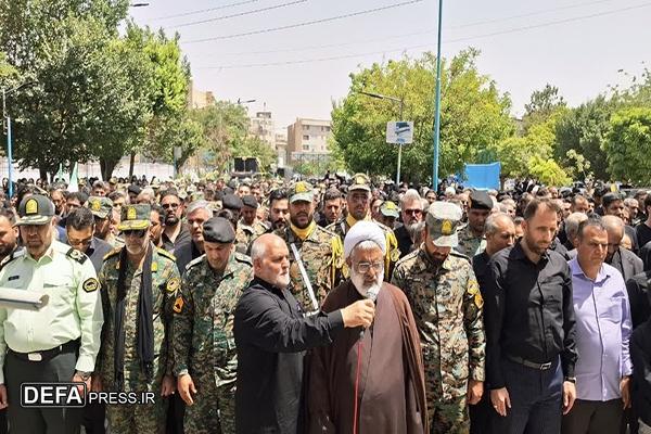 شییع پیکر مطهر شهید مدافع وطن «حسین عبدی» در کرج