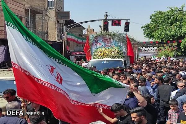 خوزستانی‌ها شهید رشیدشان را تا بهشت بدرقه کردند + تصاویر