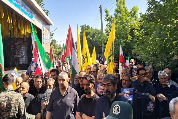 وداع با شهید اقتدار «حاج رمضان» در سنقرو کلیایی