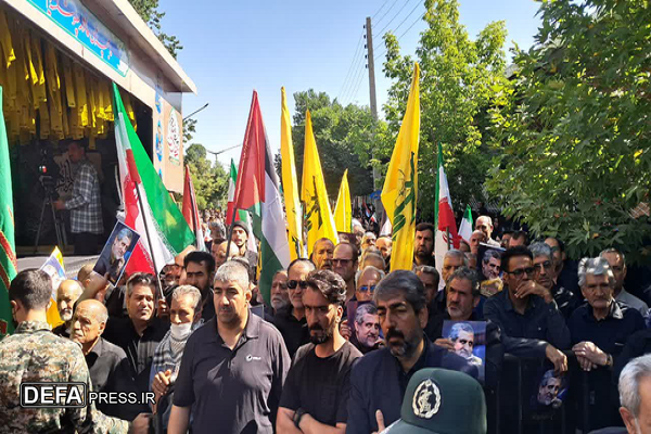وداع با شهید اقتدار «حاج رمضان» در سنقرو کلیایی
