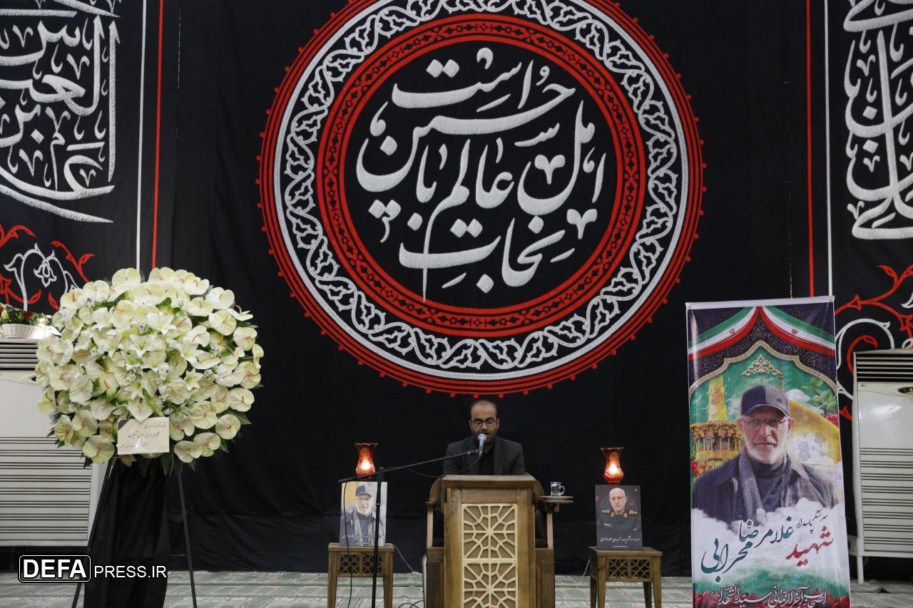 مراسم گرامیداشت سرلشکر شهید غلامرضا محرابی برگزار شد مراسم گرامیداشت سرلشکر شهید غلامرضا محرابی برگزار شد