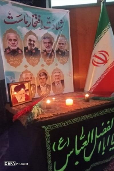 برگزاری مراسم روضه و عزاداری سیدالشهدا (ع) در آمل+ تصاویر
