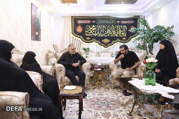 نصب یادمان شهید شادمانی در گلزار شهدا