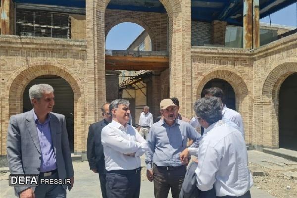 مدیرعامل شرکت بازآفرینی شهری ایران از پروژه‌های بازآفرینی شهری سنندج بازدید کرد