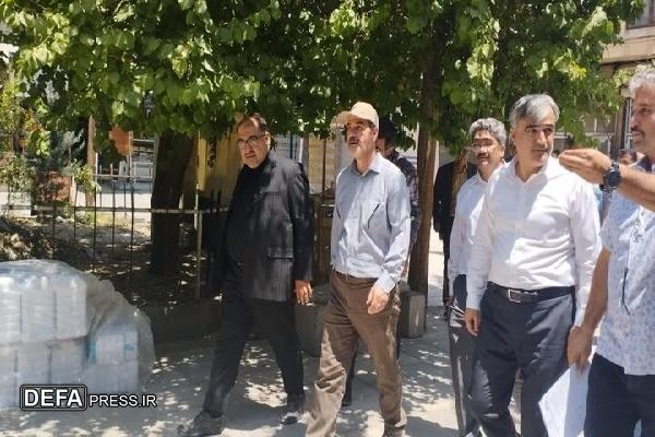 معاون وزیر راه و شهرسازی از ناحیه منفصل شهری نایسر سنندج بازدید کرد
