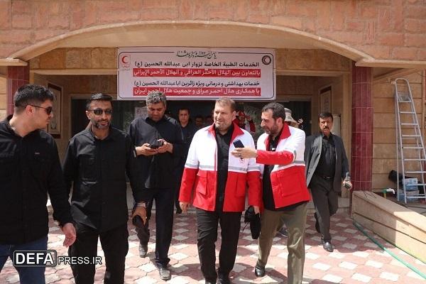 مرکز درمانی جمعیت هلال احمر استان کرمانشاه در خانقین عراق افتتاح شد