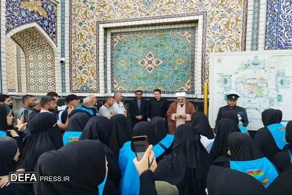 اجرای «طرح زیارت رضوان» با حضور ۴۵۰ زائر آذربایجانی در حرم مطهر رضوی