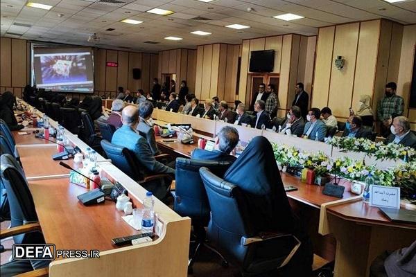 مراسم بزرگداشت شهدای جنگ دوازده درپژوهشگاه ژنتیک