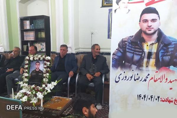 گرامیداشت چهلمین روز شهادت مدافع وطن «محمدرضا نوروزی» در اردبیل گرامیداشت چهلمین روز شهادت مدافع وطن «محمدرضا نوروزی» در اردبیل