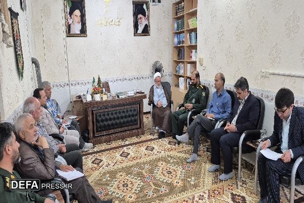 ابرکوه پیشگام در انتصاب فرماندار به عنوان رئیس شورای حفظ آثار دفاع مقدس+تصاویر