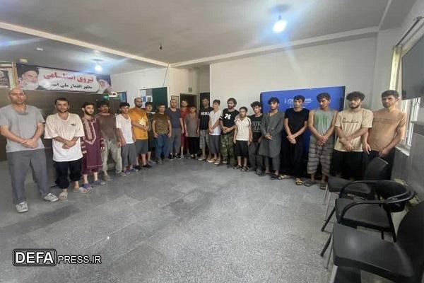 جمع آوری اتباع غیر مجاز در تنکابن