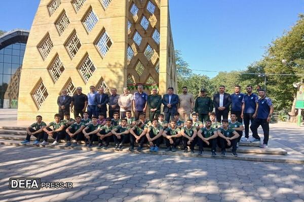 کبدی‌بازان گرگانی با شهدا تجدید میثاق کردند