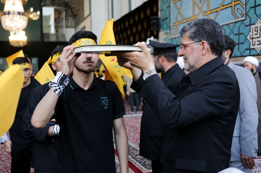 تصاویر/ اجتماع «طریق‌القدس» در حرم مطهر رضوی