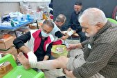 ارائه خدمات درمانی هلال‌احمر در ۴ نقطه از کشور عراق