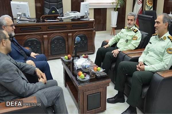 آمادگی صدا و سیمای مازندران با پلیس برای تعامل همه جانبه در ارتقای امنیت اجتماعی 