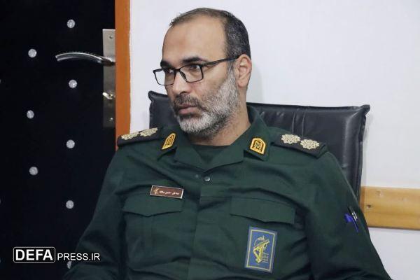 دیدار مدیرکل حفظ آثار و نشر ارزش‌های دفاع مقدس و مقاومت مازندران با فرمانده سپاه میاندورود+ تصاویر