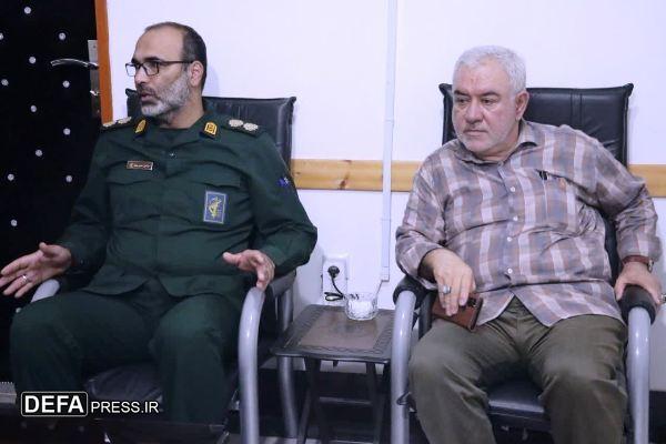 دیدار مدیرکل حفظ آثار و نشر ارزش‌های دفاع مقدس و مقاومت مازندران با فرمانده سپاه میاندورود+ تصاویر