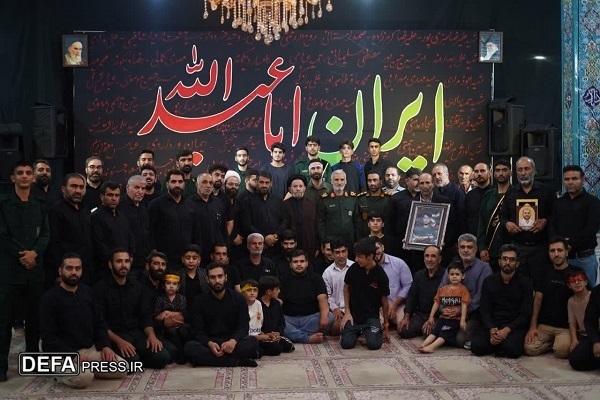 مراسم یادبود شهدای جنگ تحمیلی ۱۲ روزه در خرم‌آباد+ عکس