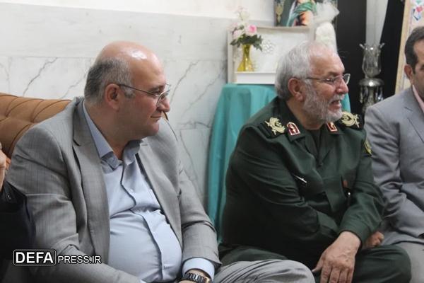 دیدار مسئولان بنیاد حفظ آثار البرز با خانواده شهدای حمله تروریستی رژیم صهیونیستی در اشتهارد