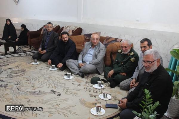 دیدار مسئولان بنیاد حفظ آثار البرز با خانواده شهدای حمله تروریستی رژیم صهیونیستی در اشتهارد