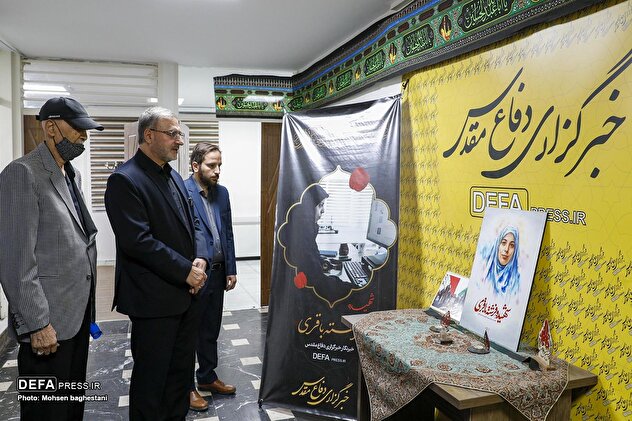 بازدید معاون فرهنگی‌ بنیاد شهید از خبرگزاری دفاع مقدس