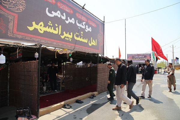 برپایی موکب اهل سنت پیرانشهر در مرز تمرچین