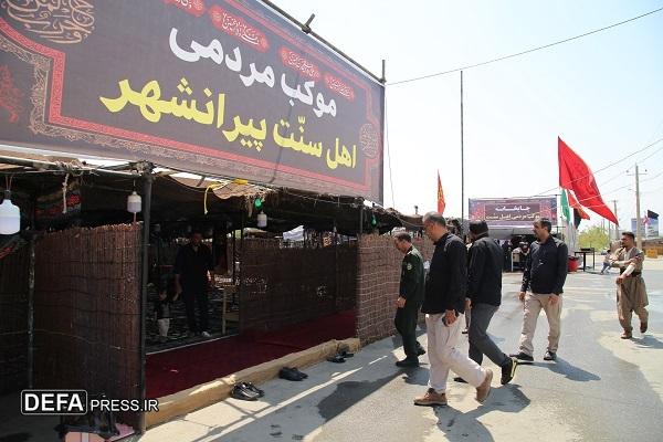 برپایی موکب اهل سنت پیرانشهر در مرز تمرچین