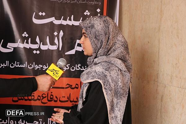 «فاطمه عزتی»: مفاهیم دفاع مقدس را باید با زبان کودکانه و ساده به نسل امروز رساند