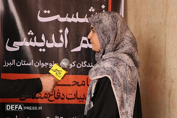 «فاطمه عزتی»: مفاهیم دفاع مقدس را باید با زبان کودکانه و ساده به نسل امروز رساند