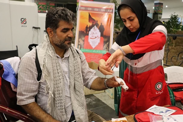 ارائه بیش از هزار خدمت امدادی به زائران اربعین در مرز‌های خوزستان