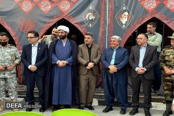 مراسم استقبال از زائران اربعین در میدان پیشمرگه مسلمان کُرد مریوان برگزار شد