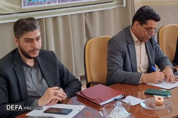 برگزاری دومین نشست کارگروه ساماندهی و مرمت گلزارهای شهدا در بخش قلقلرود