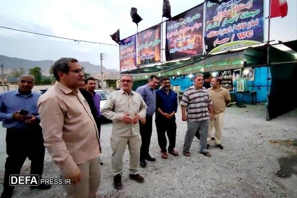 بازدید استاندار کهگیلویه و بویراحمد از موکب‌های اربعین در گچساران و باشت