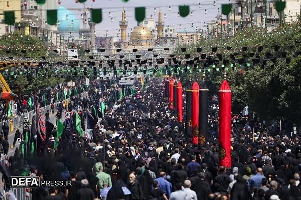 اتونشرجمعه///برگزاری راهپیمایی جاماندگان اربعین حسینی در مشهد