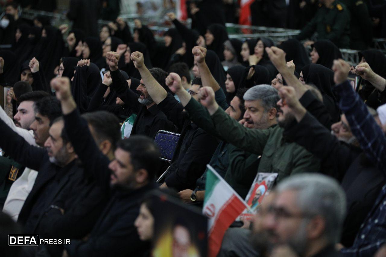 مراسم بزرگداشت اربعین شهدای اقتدار ایران برگزار شد+ تصاویر