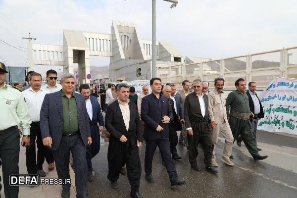 استاندار کردستان از خدمات‌رسانی به زائران در مرز باشماق مریوان بازدید کرد