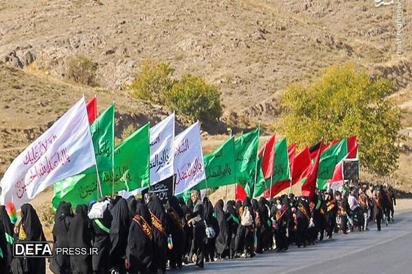 برگزاری پیاده‌روی ولایت در شهرستان جم