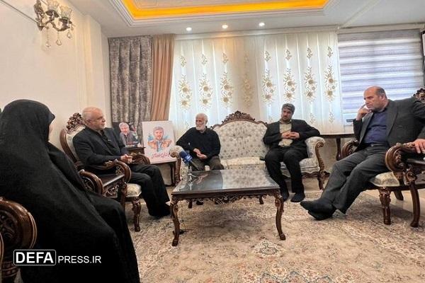 دیدار رئیس بنیاد شهید با خانواده سردار شهید «مهدی نعمتی»