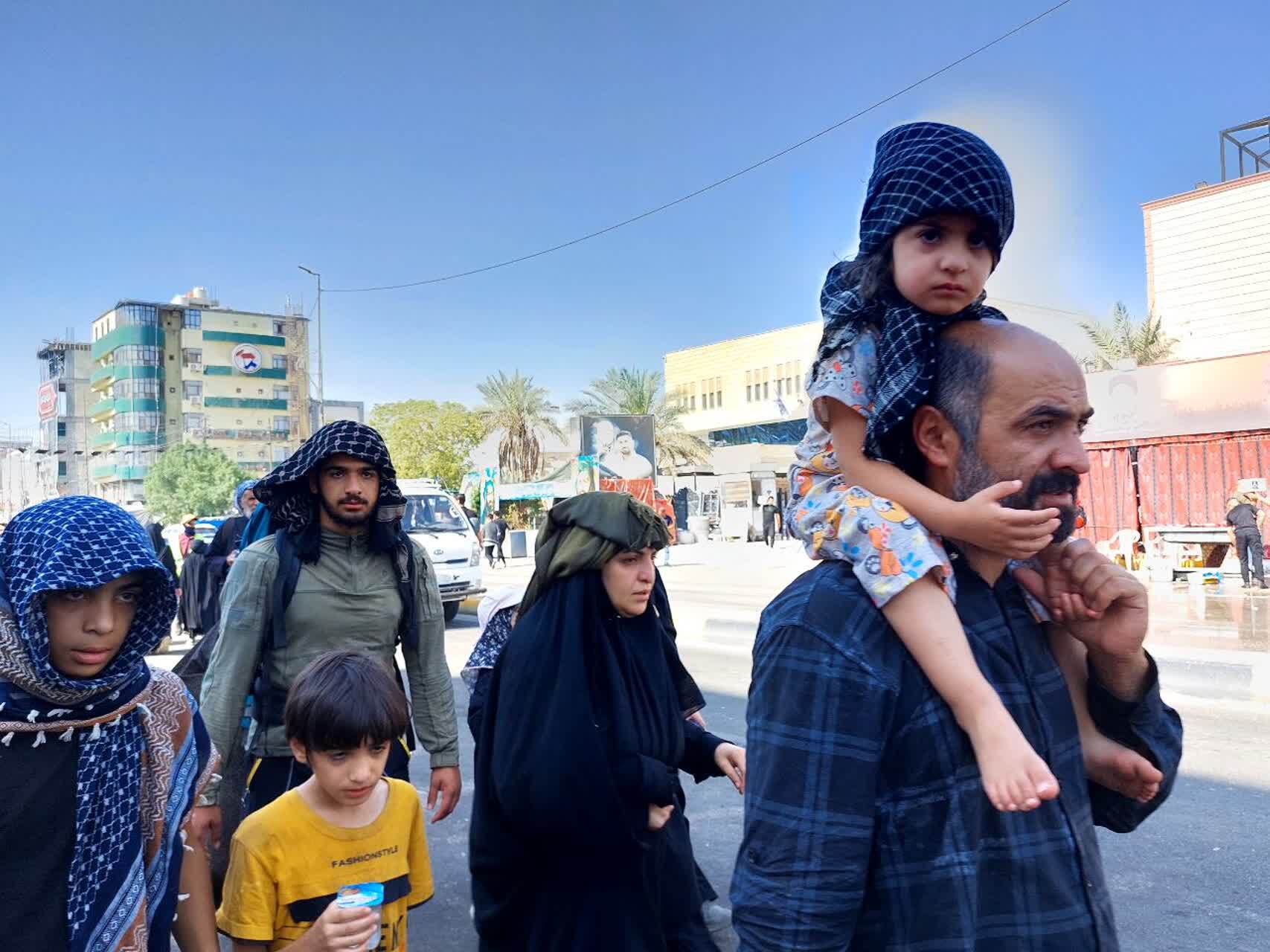 تصاویر/ پیاده روی زائرین  اربعین حسینی مسیر  نجف تا کربلا