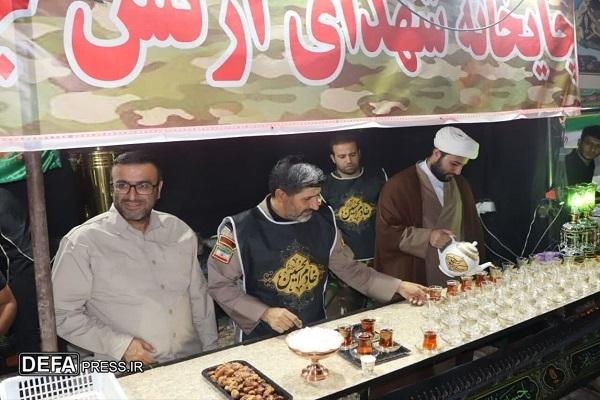 خدمت‌رسانی تیپ ۱۸۱ زرهی ارتش به زائران اربعین در مرز خسروی
