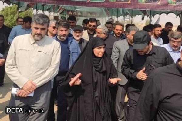 بازدید وزیر راه و شهرسازی از مرز چذابه و روند خدمت‌رسانی به زائران اربعین