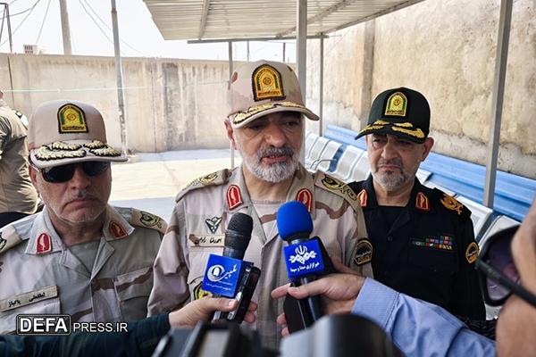 سردار رادان جهت بررسی امنیت زائران اربعین وارد مرز چذابه شد