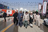 بازدید سردار گشتاسبی از مواکب خدمات‌رسان به زائران اربعین در مرز‌های باشماق و تمرچین
