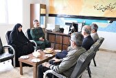 بازدید رئیس‌کل دادگستری گیلان و دادستان مرکز استان از خبرگزاری دفاع مقدس