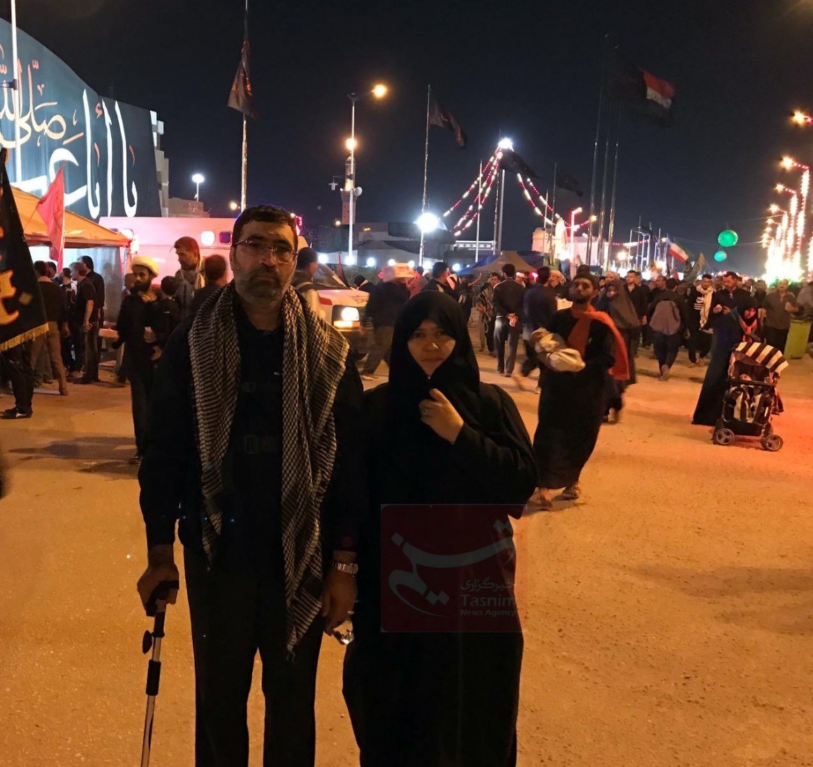 حضور شهید محمود باقری در پیاده‌روی اربعین+ تصاویر