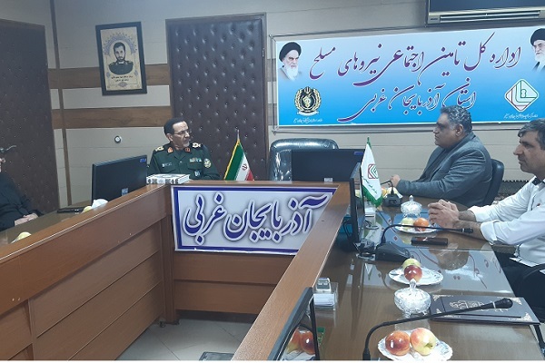 دیدار مدیر کل حفظ آثار دفاع مقدس و مقاومت آذربایجان غربی با رئیس سازمان تامین اجتماعی نیرو‌های مسلح استان
