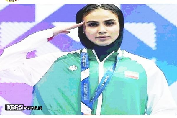 پیام مدیرکل حفظ آثار دفاع مقدس گیلان در پی افتخارآفرینی بانوی کاراته‌کای گیلان