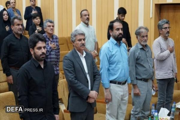 برگزاری شب شعر فانوس خونین توسط بسیج نفت و گاز گچساران